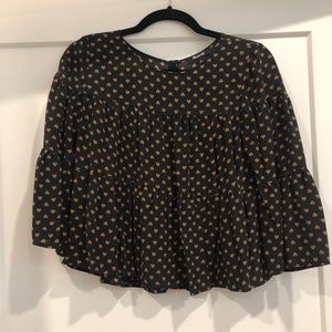 Madewell Flowy Heart Top